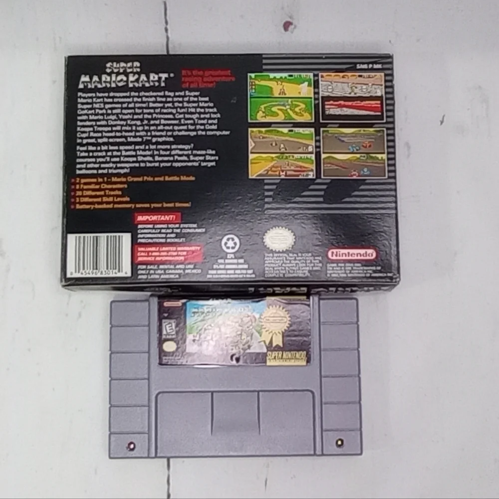 SUPER NES SUPER MARIO KART - Picture 8 of 11